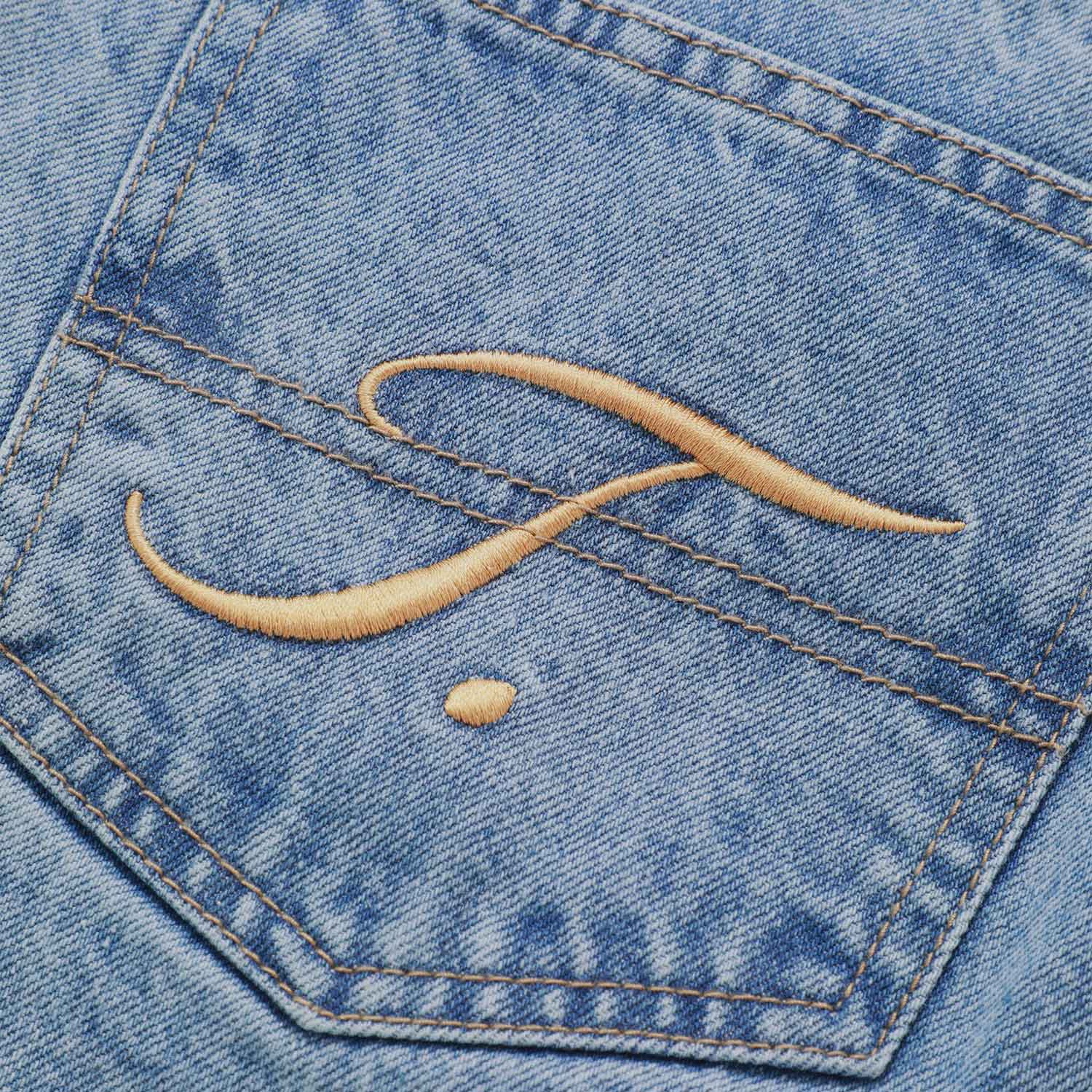 SIGNATURE STRAIGHT LEG DENIM - BLUE