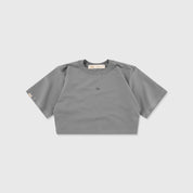 SIGNATURE CROP TOP - GRAY