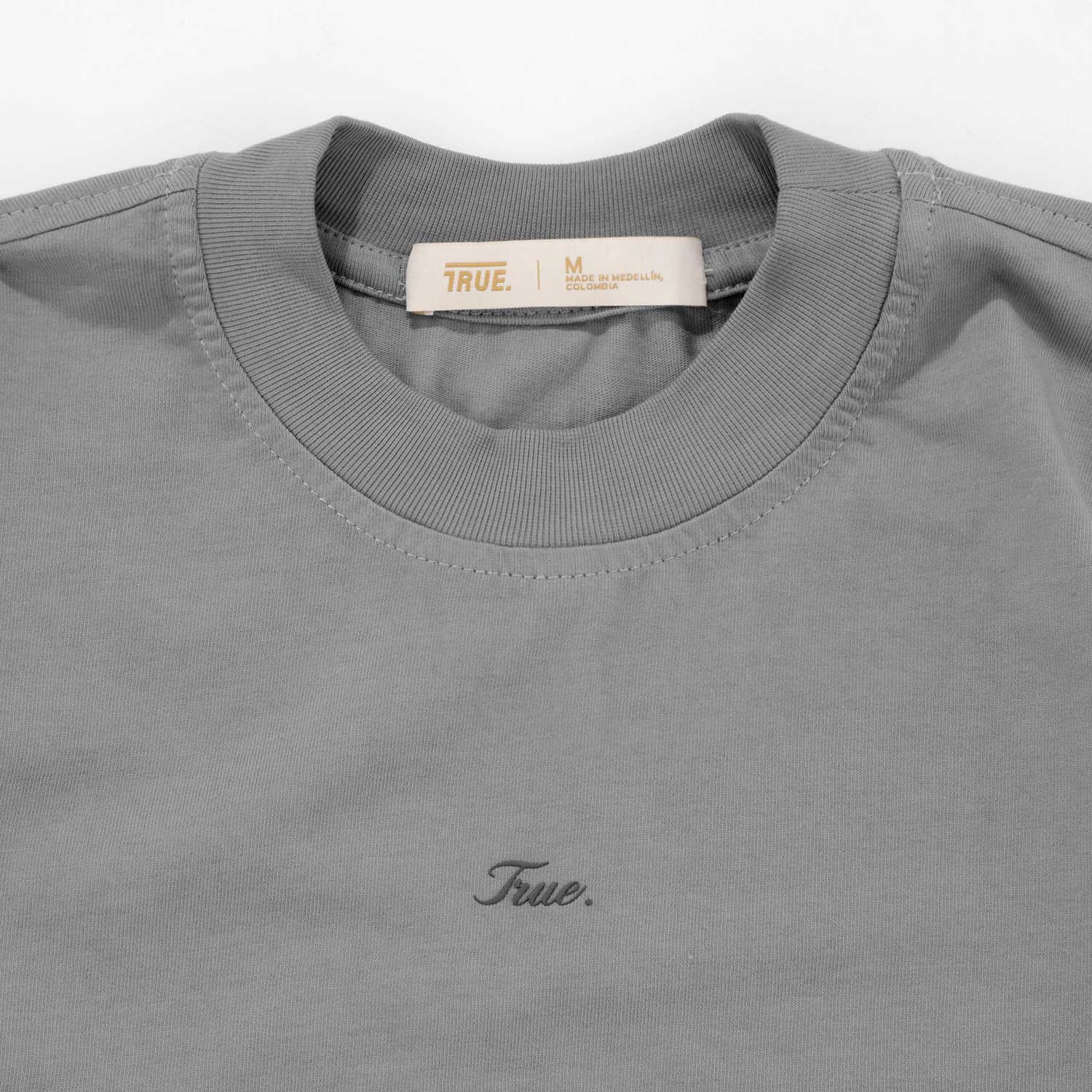 SIGNATURE CROP TOP - GRAY