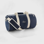 SIGNATURE DUFFLE BAG - DARK BLUE