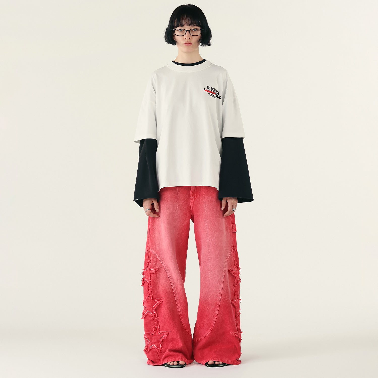 ALL STARS PANTS - CHERRY