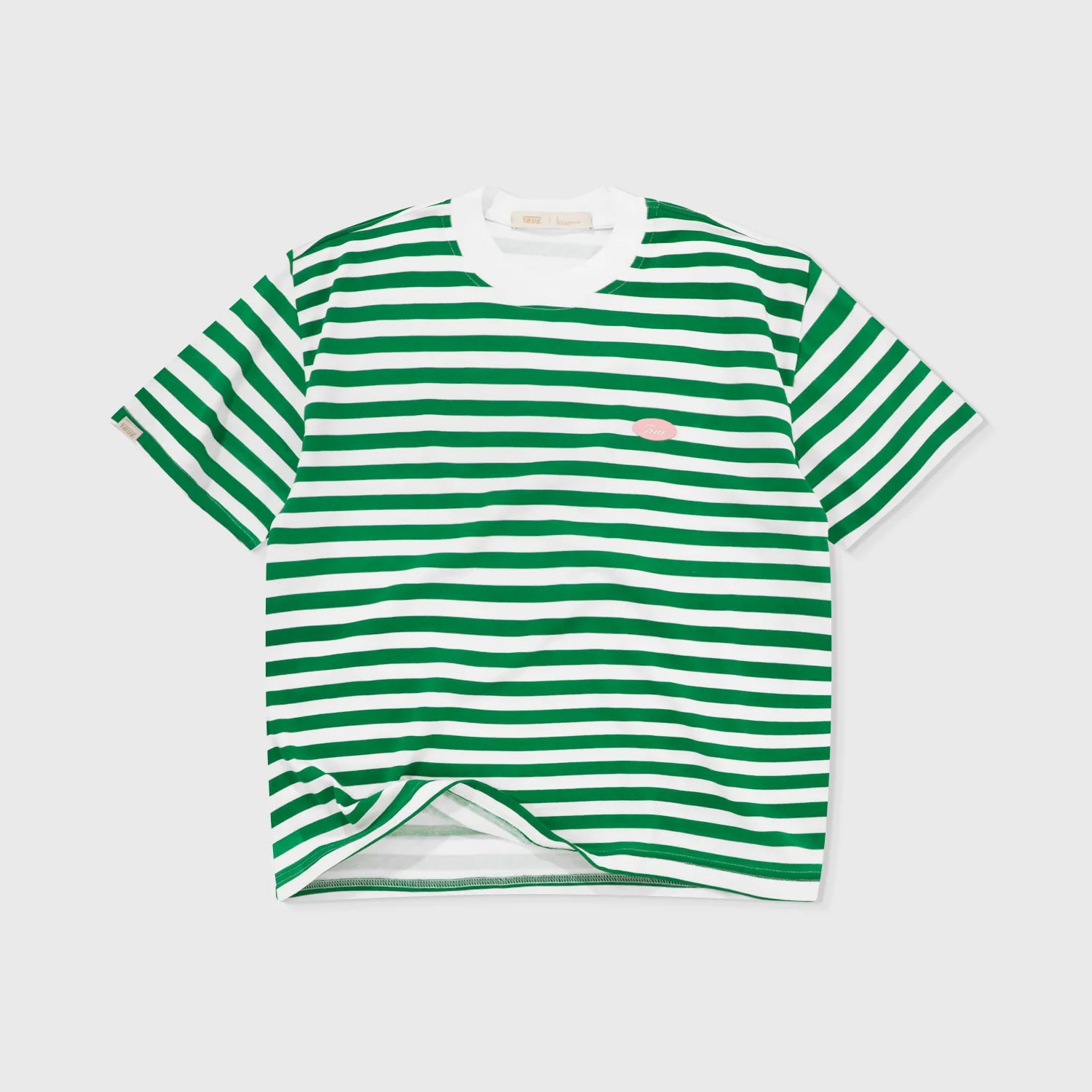 STRIPED NO FEAR TEE -  GREEN