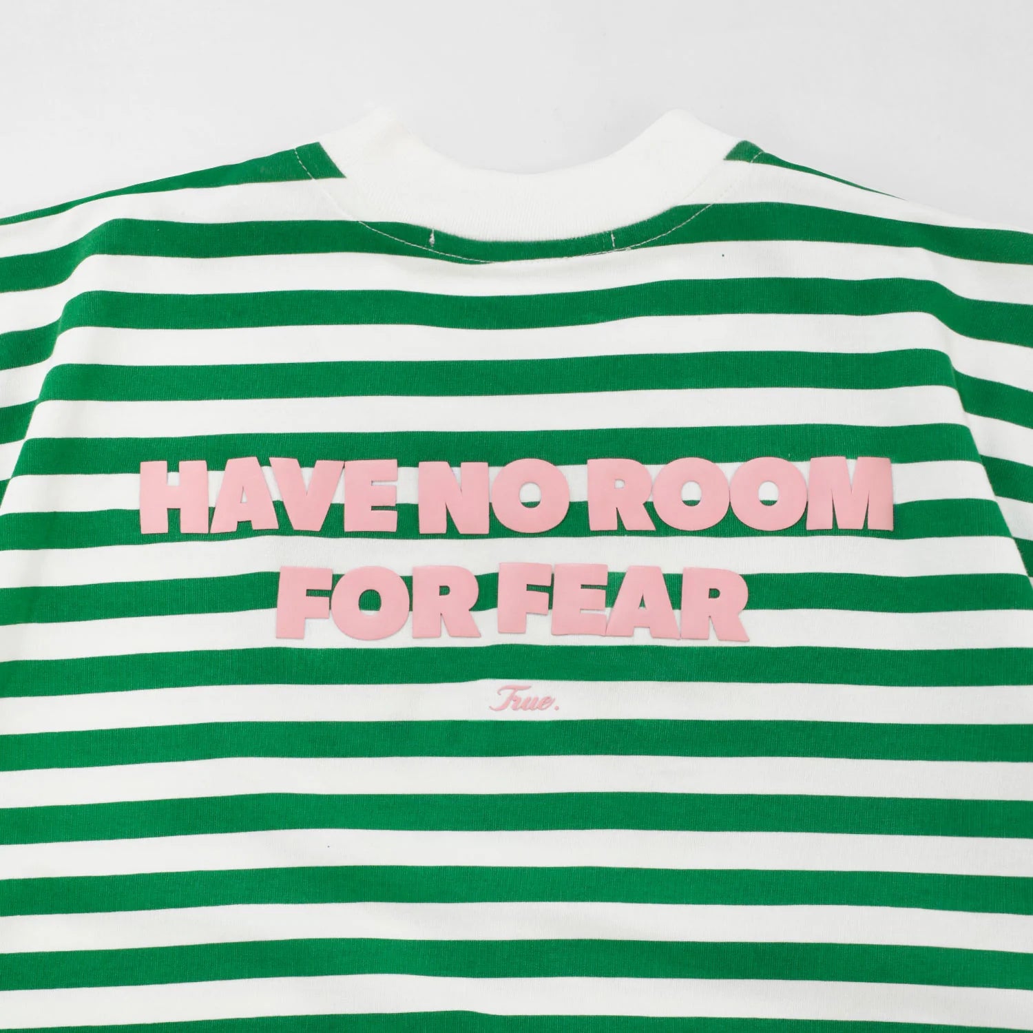 STRIPED NO FEAR TEE -  GREEN