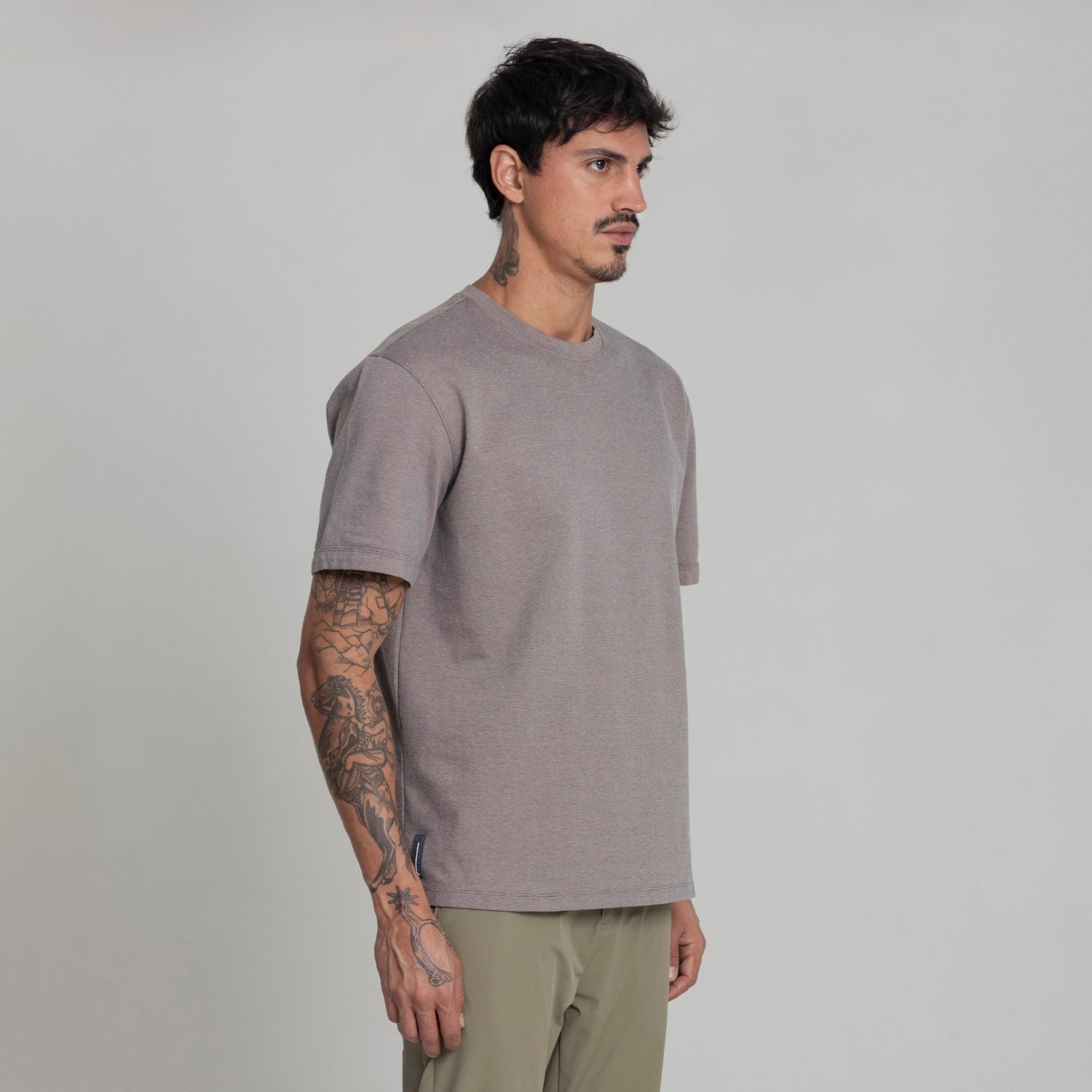 T-SHIRT NEW CLING GRIS