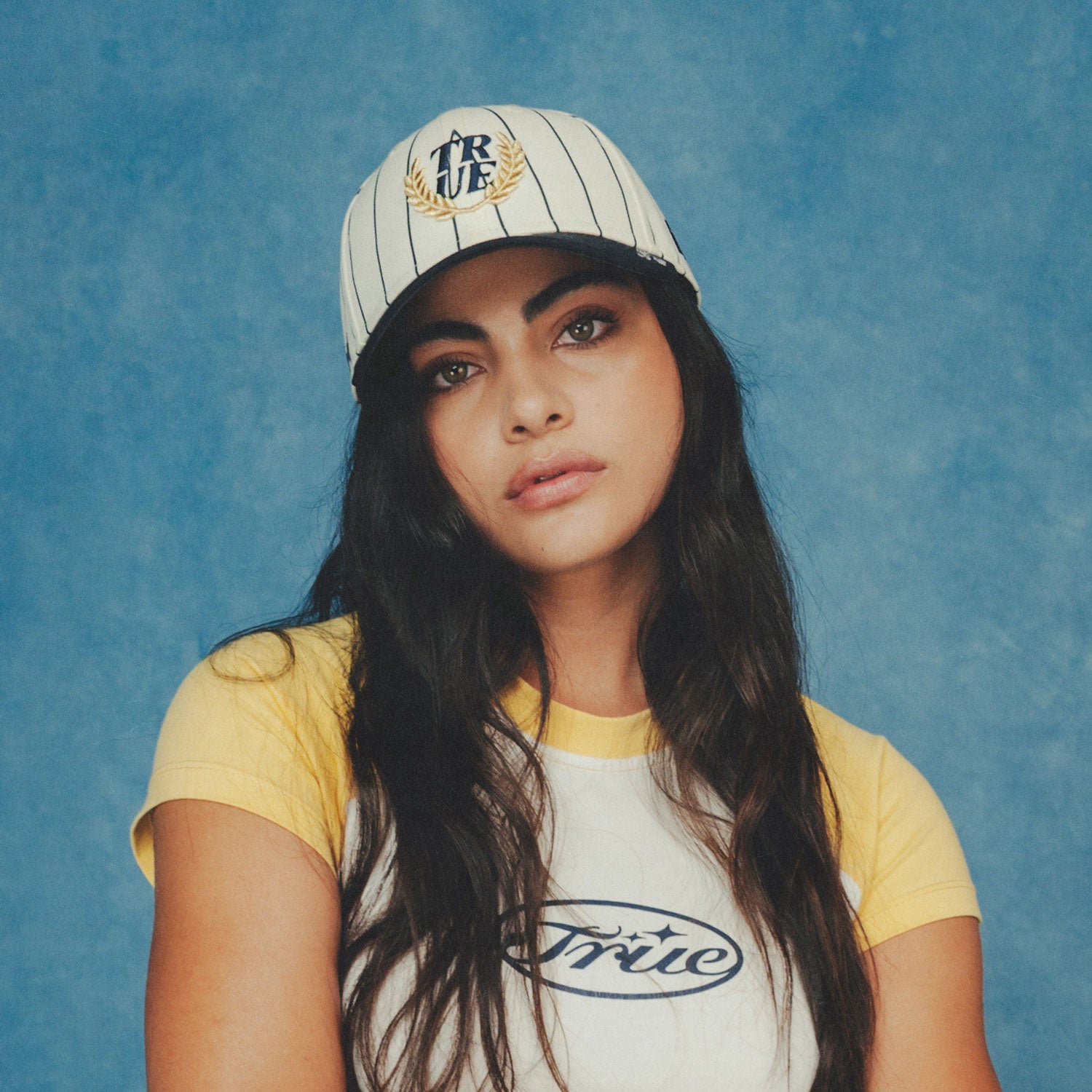 TRUE X NEW ERA 940 PINESTRIPE NAVY BLUE