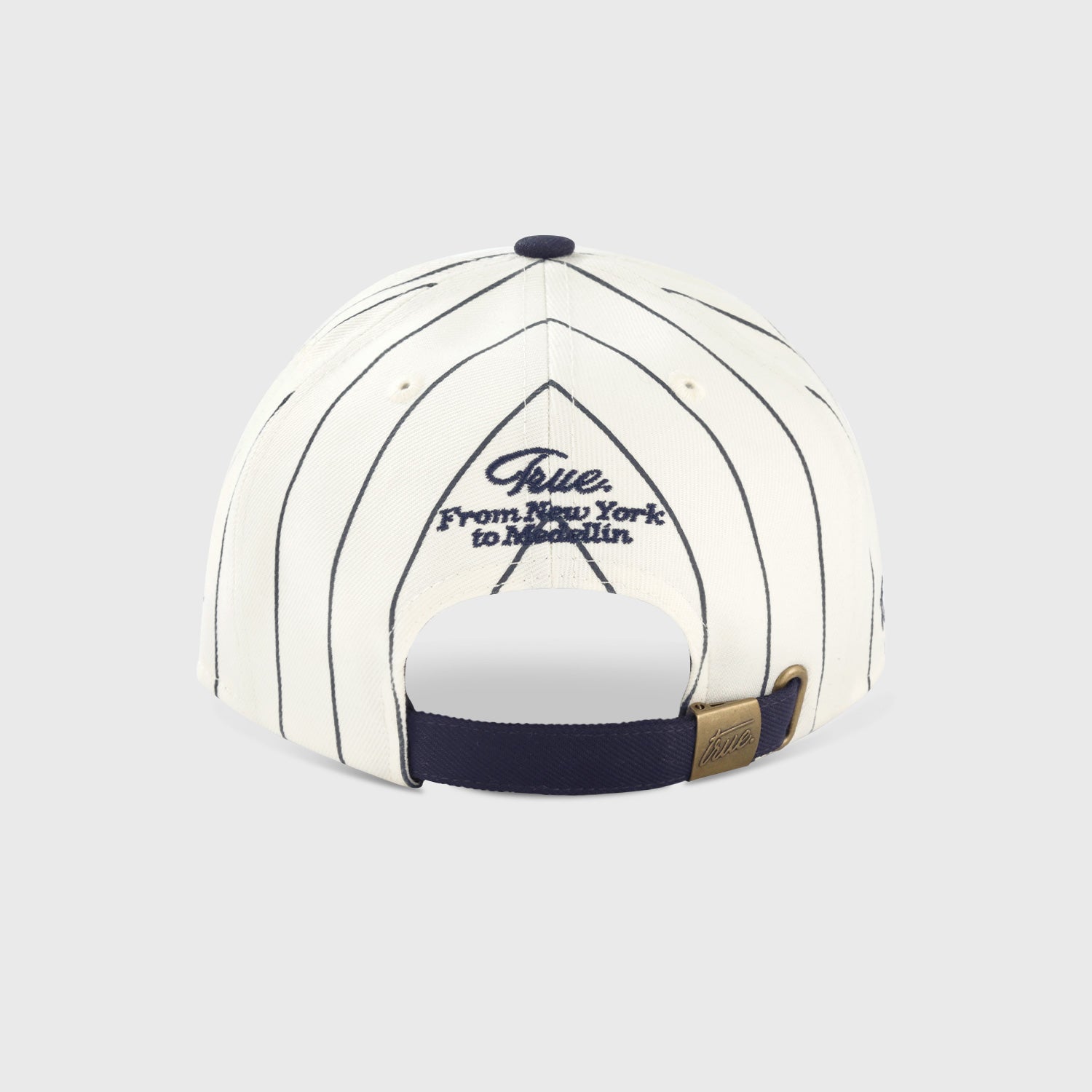 TRUE X NEW ERA 940 PINESTRIPE NAVY BLUE