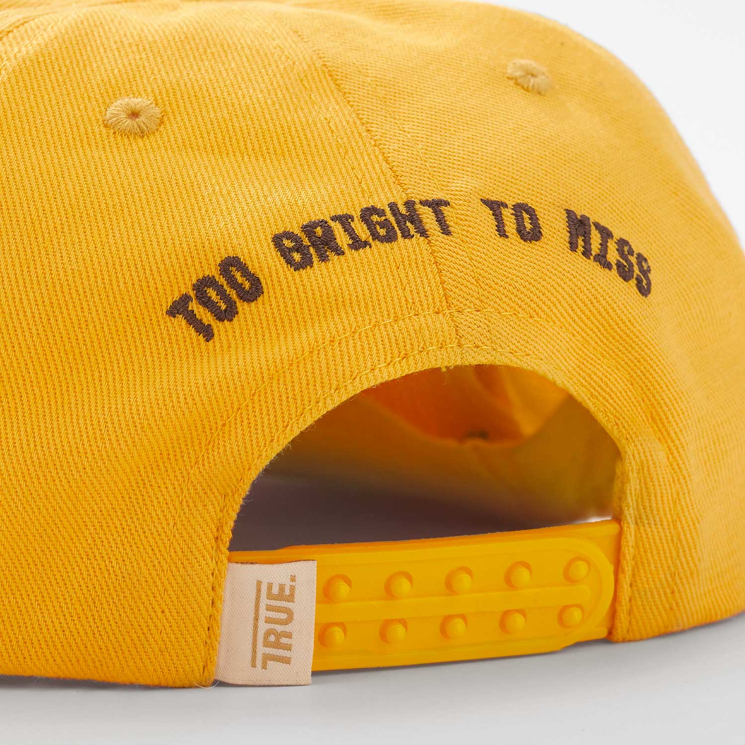 TOO BRIGHT GOLFER CAP - YELLOW