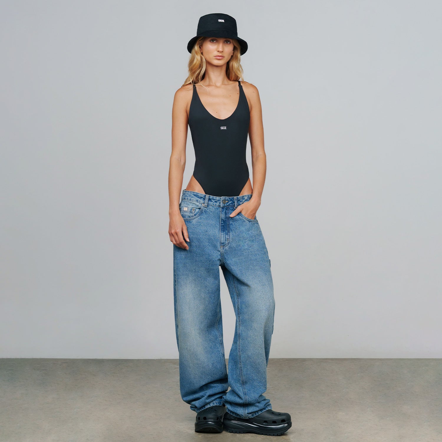 TRUE CLASSIC BODYSUIT - BLACK