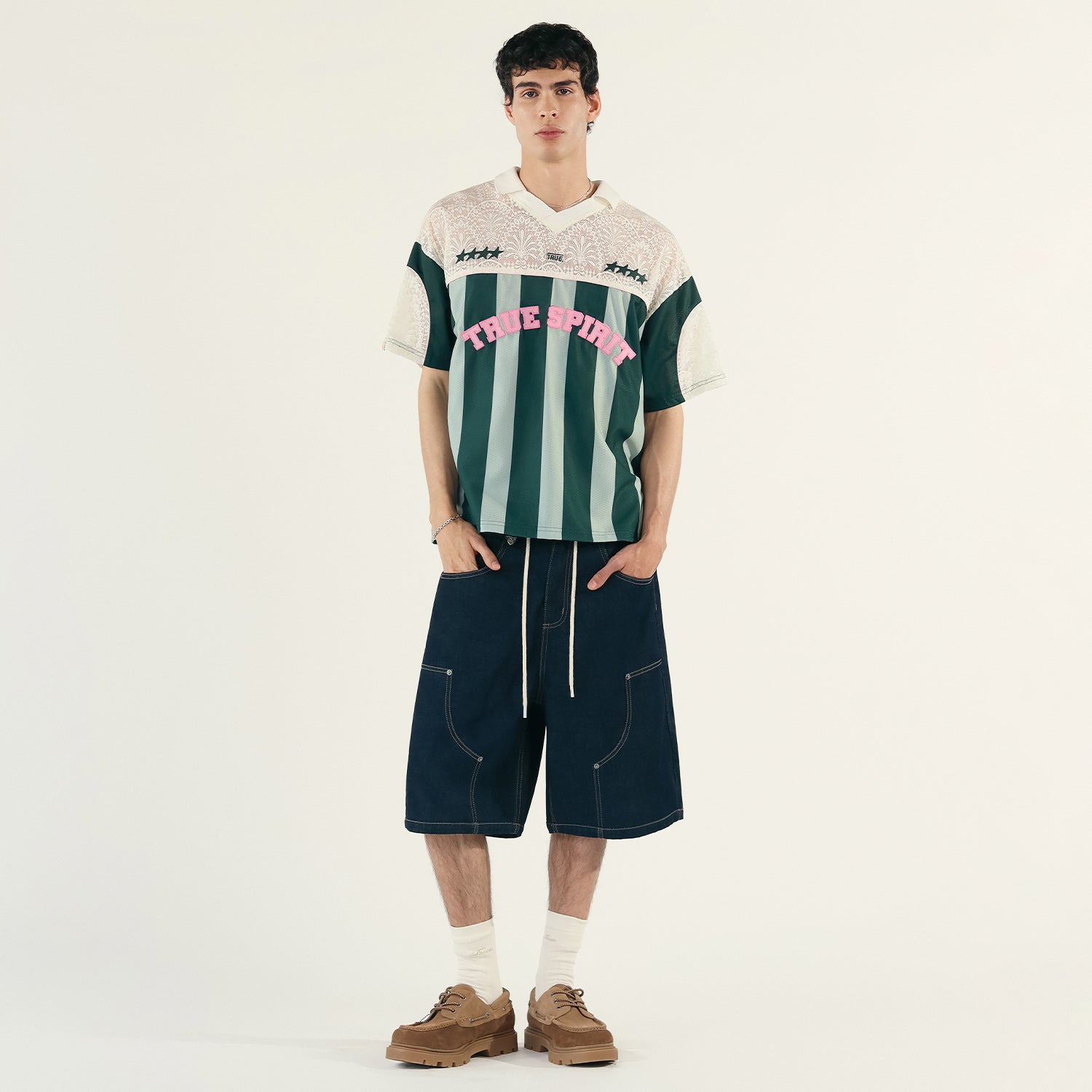 ALL STARS DENIM JORTS - BLUE