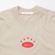 TRUE STARS T-SHIRT - BEIGE