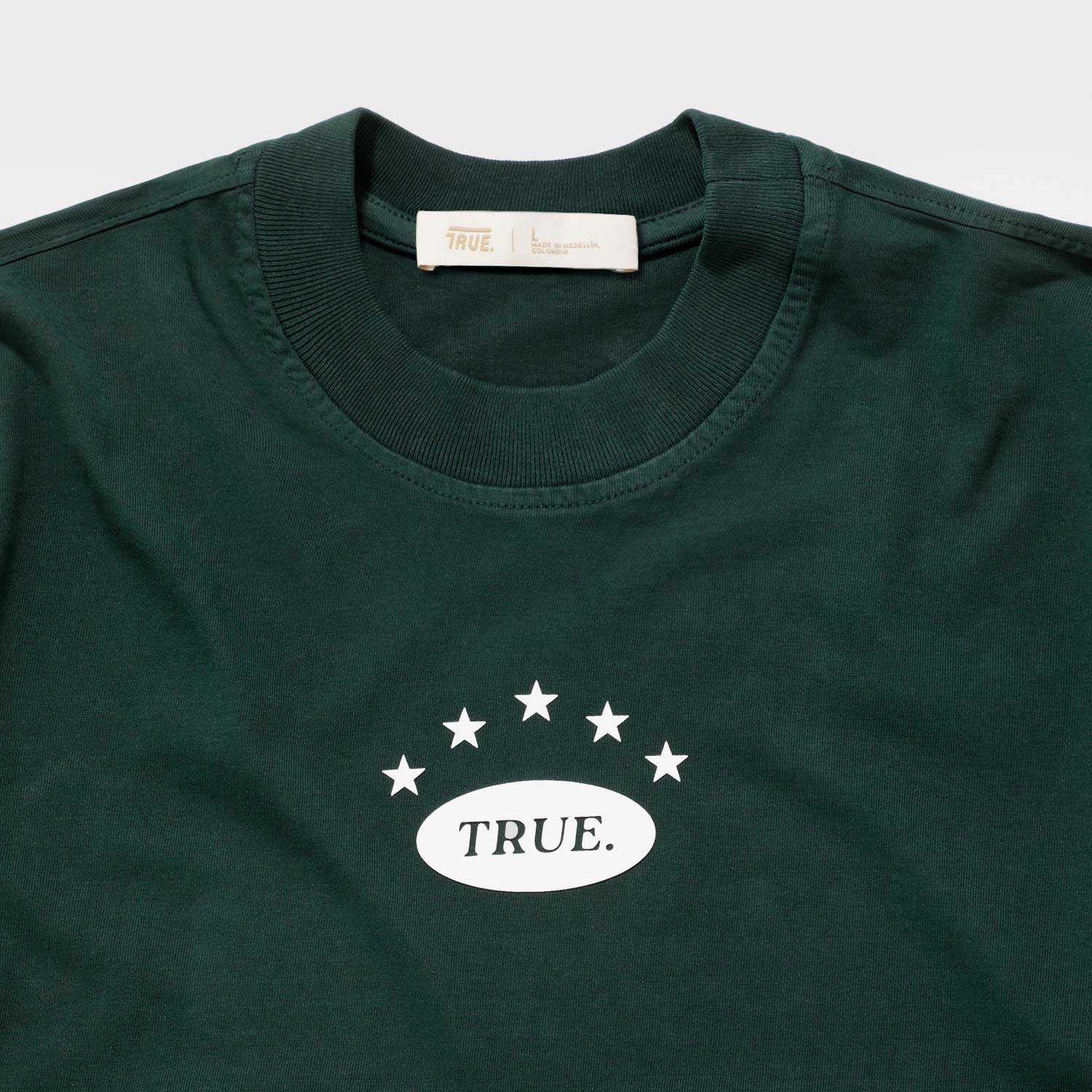 TRUE STARS T-SHIRT - PINE GREEN