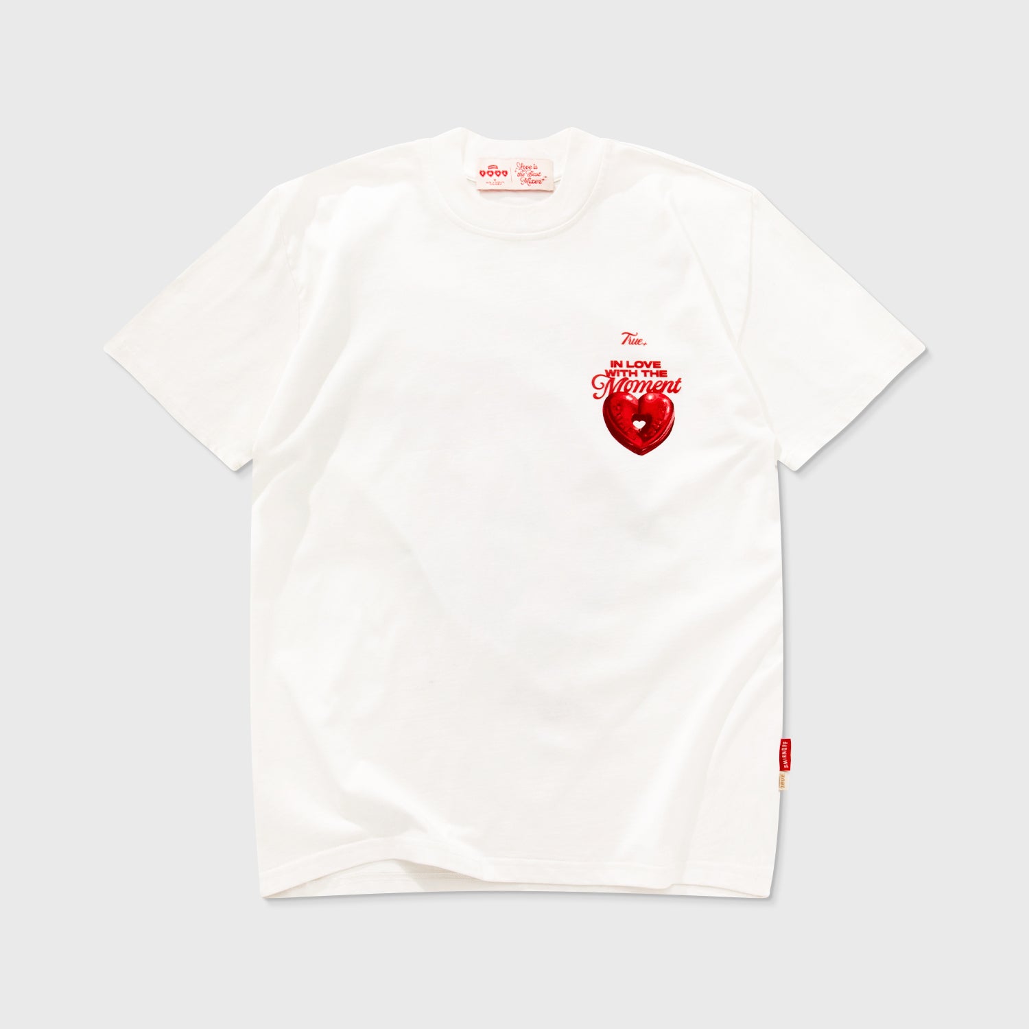 TRUE X SMIRNOFF LOVE T-SHIRT - CREAM