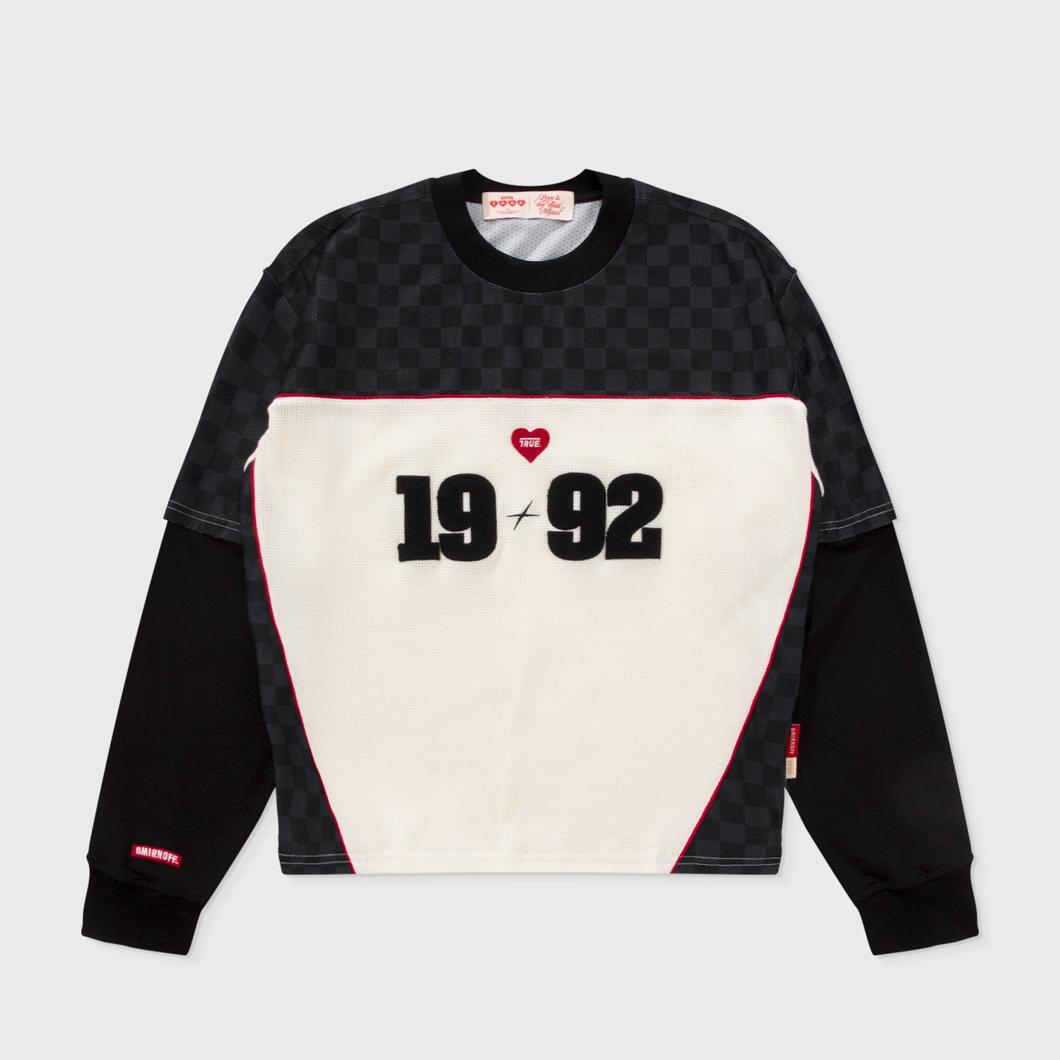 TRUE X SMIRNOFF RACING DS TEE - BLACK