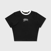 TRUE LOUNGE BABY TEE - BLACK