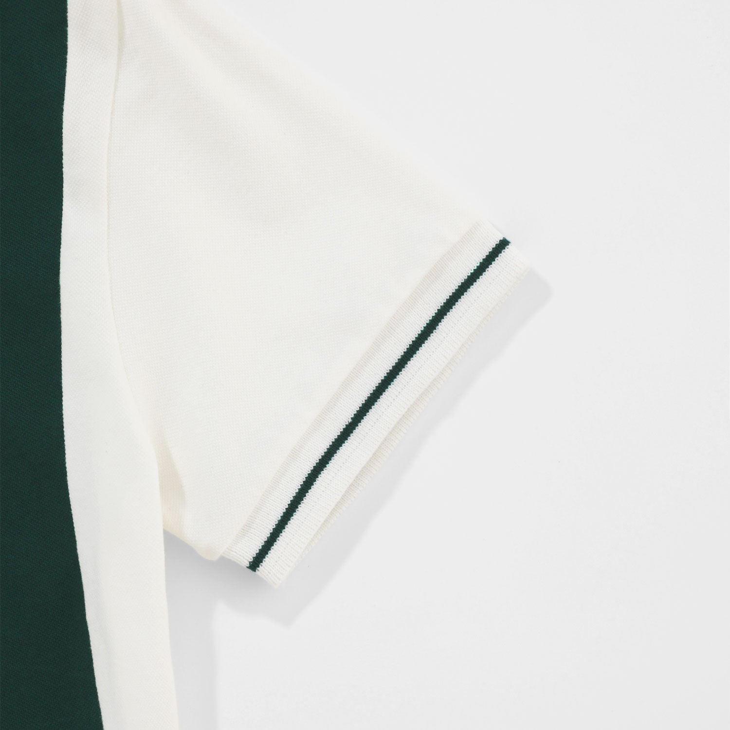 TRUE LOUNGE CROPPED POLO - PINE GREEN