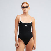 TRUE LOUNGE RIBBED BODY - BLACK