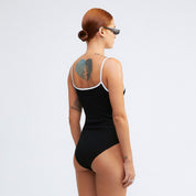TRUE LOUNGE RIBBED BODY - BLACK