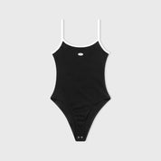 TRUE LOUNGE RIBBED BODY - BLACK