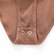 TRUE LOUNGE RIBBED BODY - BROWN
