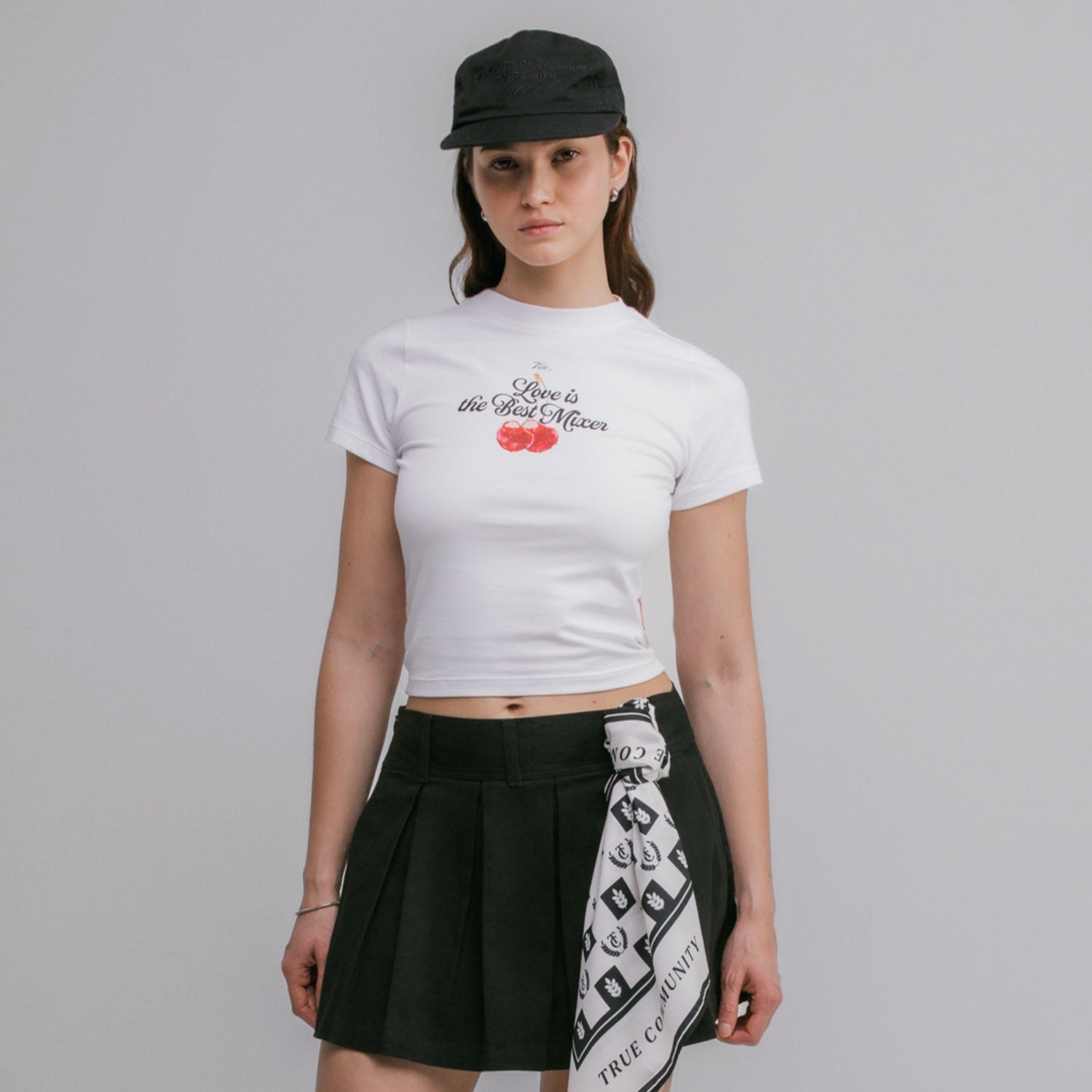 TRUE X SMIRNOFF SLIM TEE - WHITE