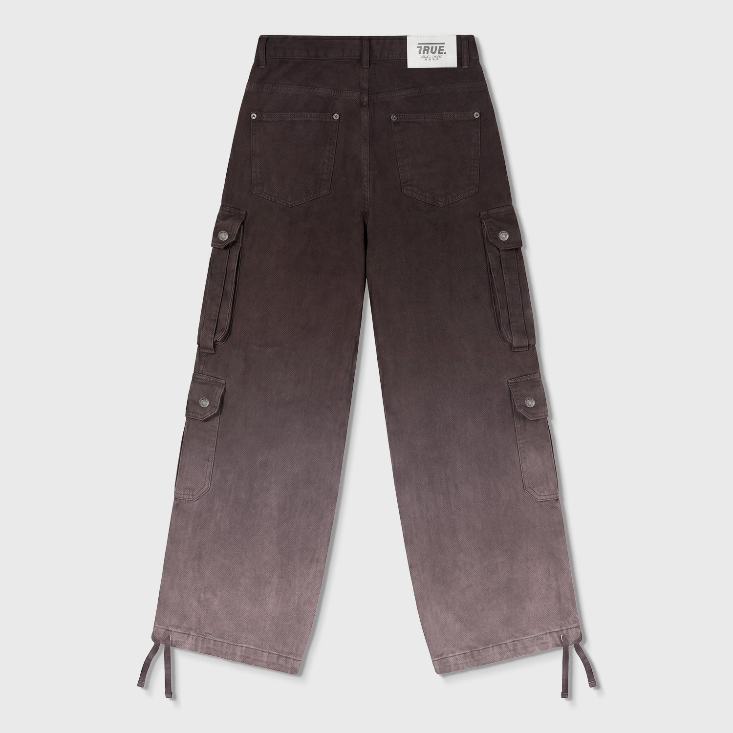 UTILITY POCKET CARGO PANTS - BROWN