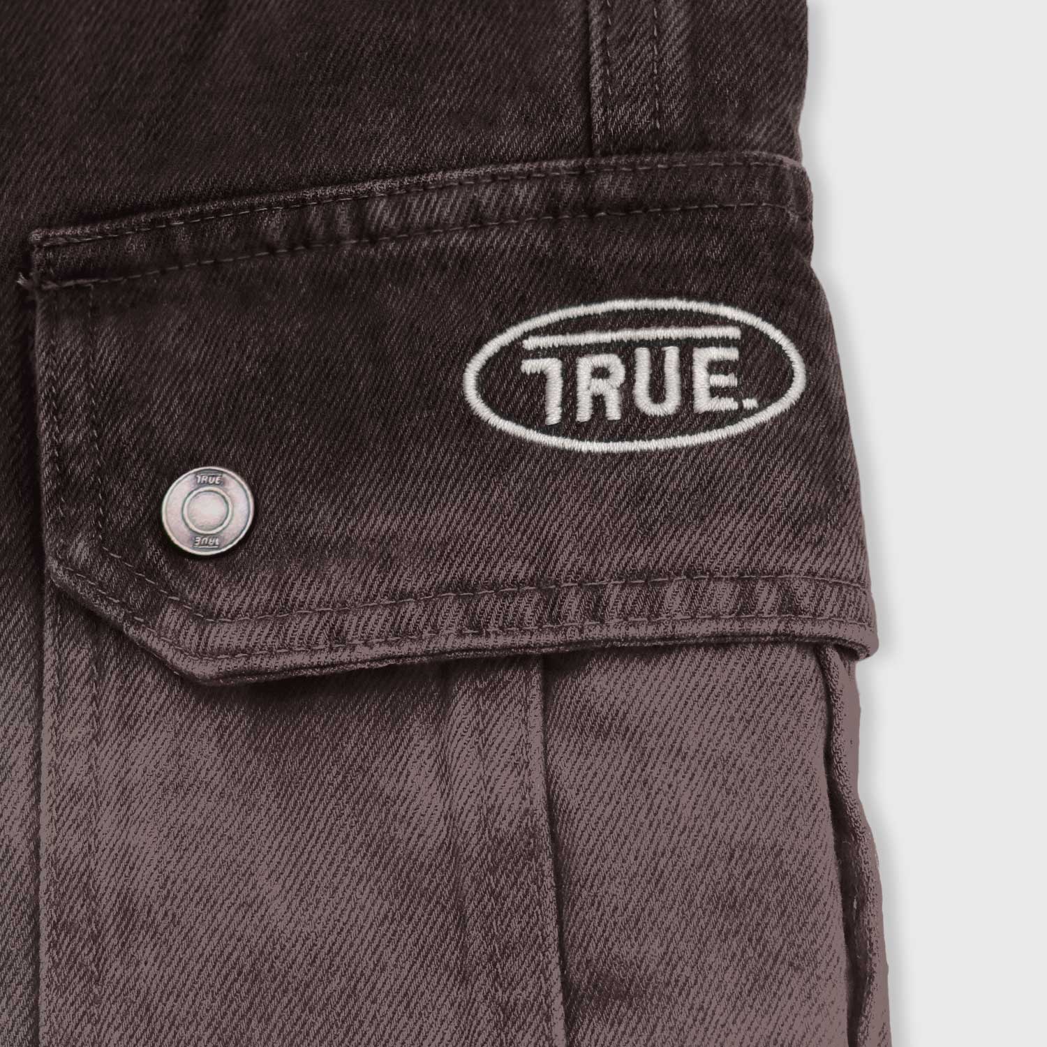 UTILITY POCKET CARGO PANTS - BROWN