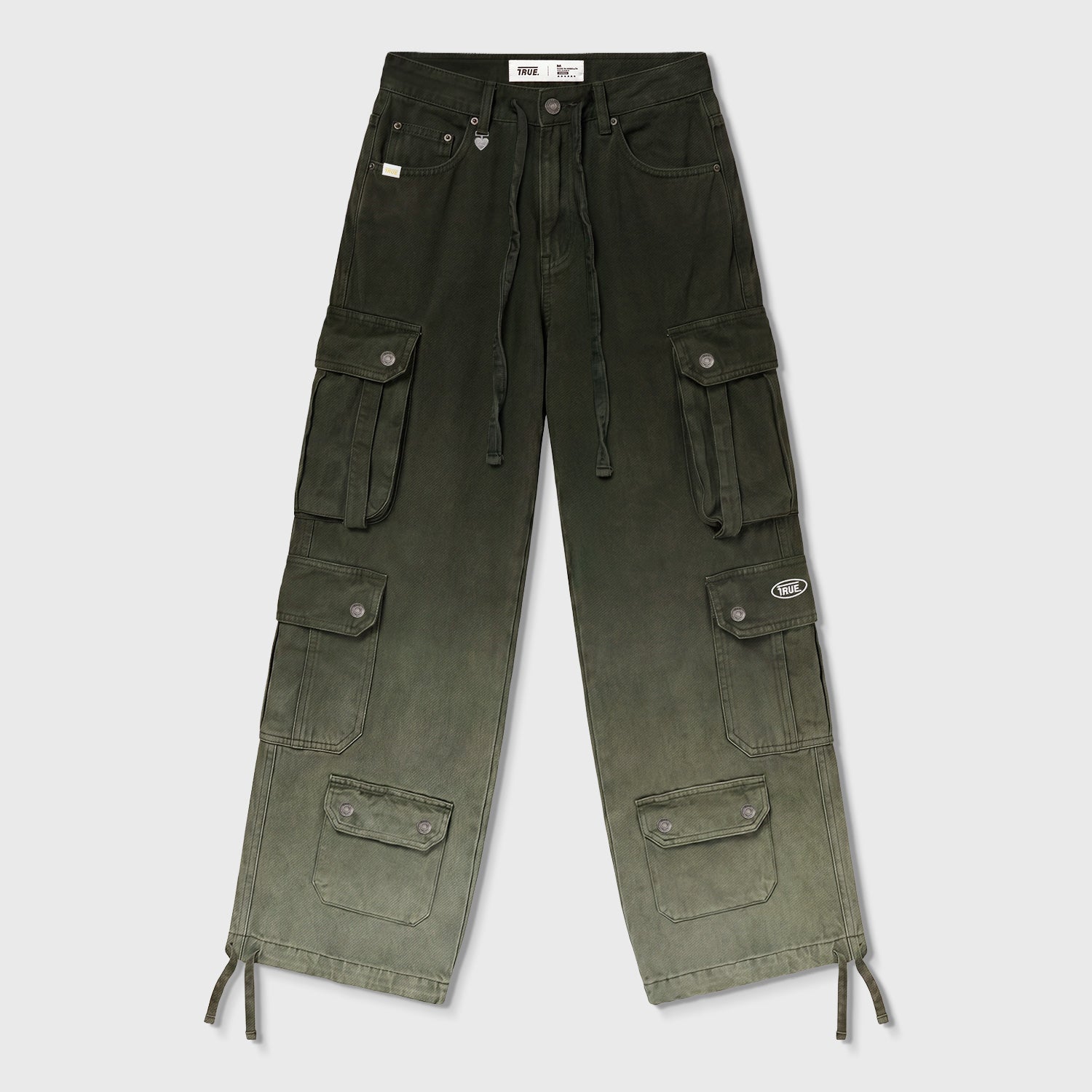 UTILITY POCKET CARGO PANTS - GREEN