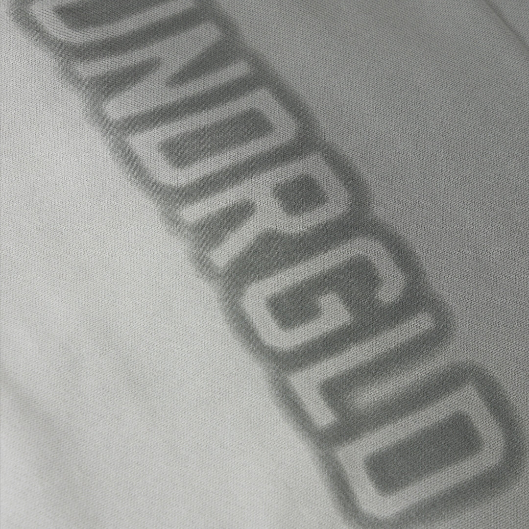 W HOLY STATE UNDRGLD TURTLE NECK BOXY FIT HOODIE - FADED GRAY