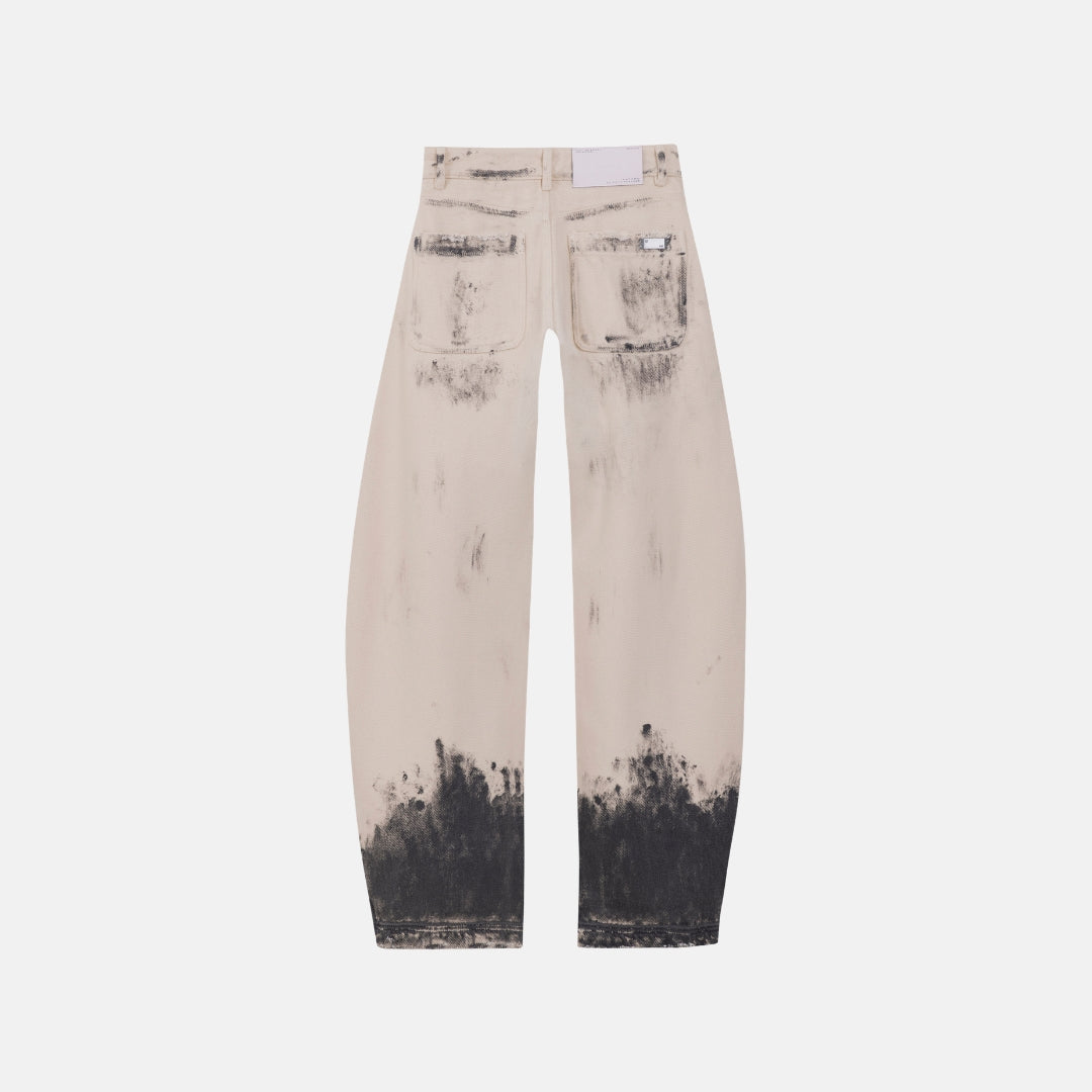 W REVELATION BASIC BARREL JEAN - MUD BONE