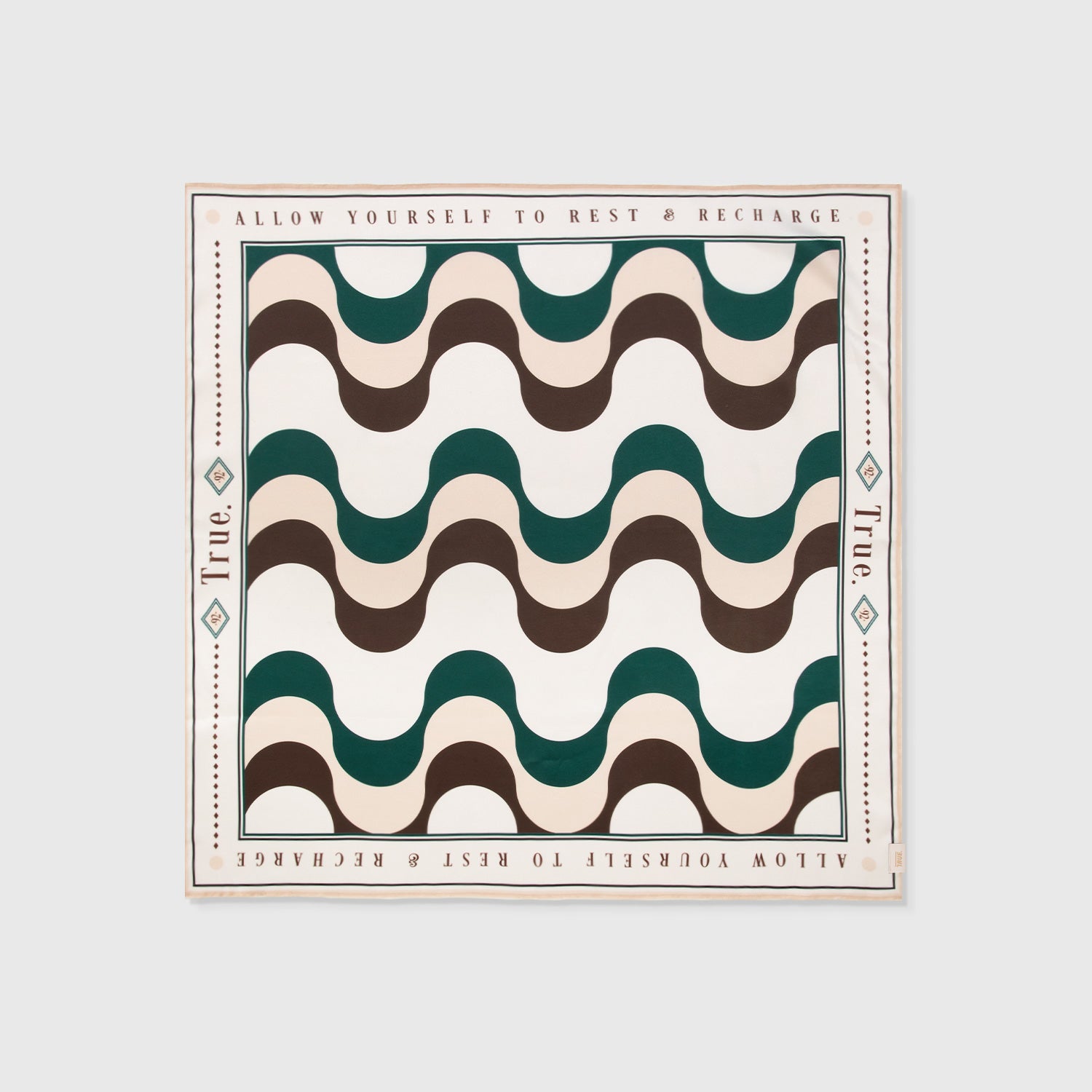 WAVES BANDANA - CREAM