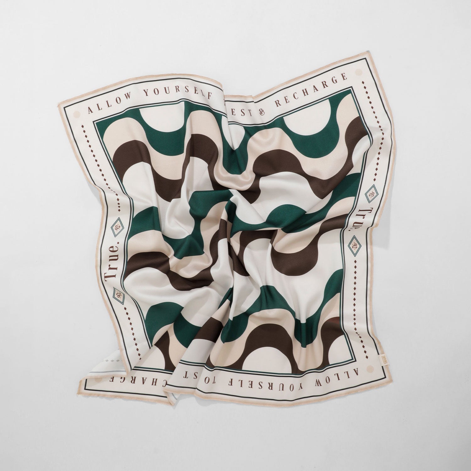 WAVES BANDANA - CREAM