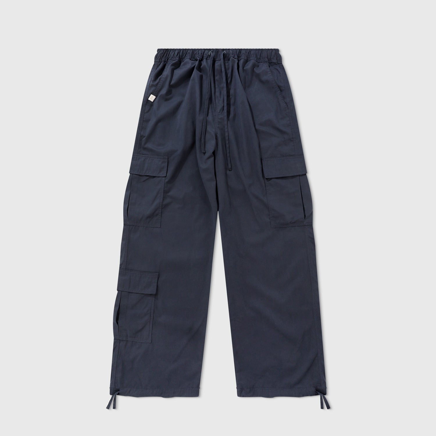 LOOSE FIT CARGO TROUSERS - NAVY BLUE