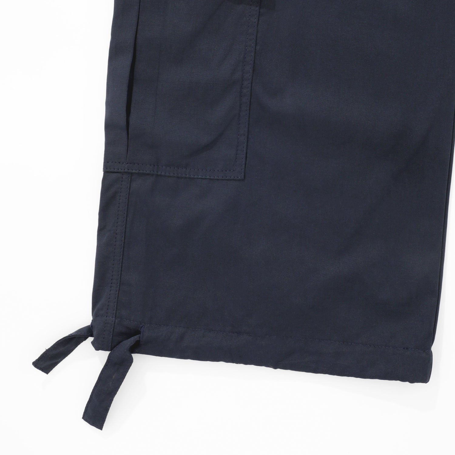 LOOSE FIT CARGO TROUSERS - NAVY BLUE