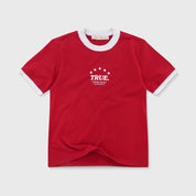 THE JOURNEY SLIM TEE - RED