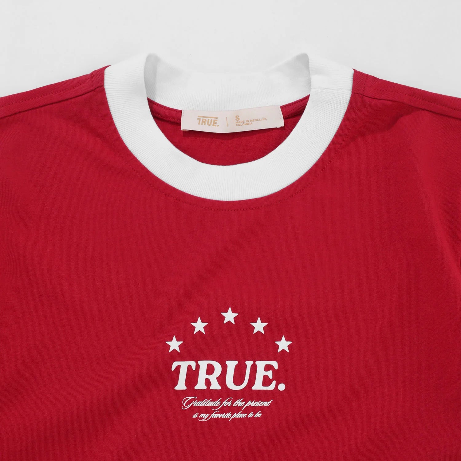 THE JOURNEY SLIM TEE - RED