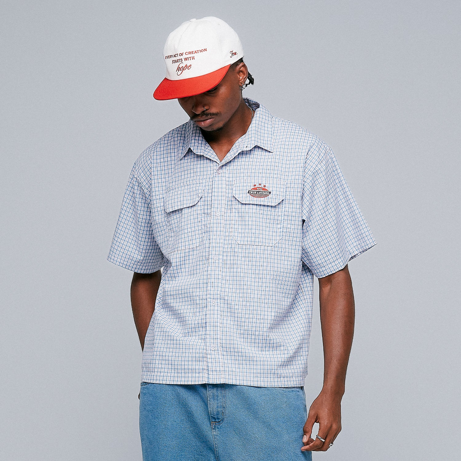 WORKWEAR BOXY SHIRT - BLUE